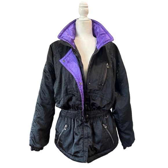 Vintage 80s Inside Edge Ski Snowboard Puffer Jacket Size Large - Picture 1 of 9